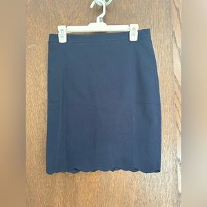 J Crew Blue Pencil Skirt